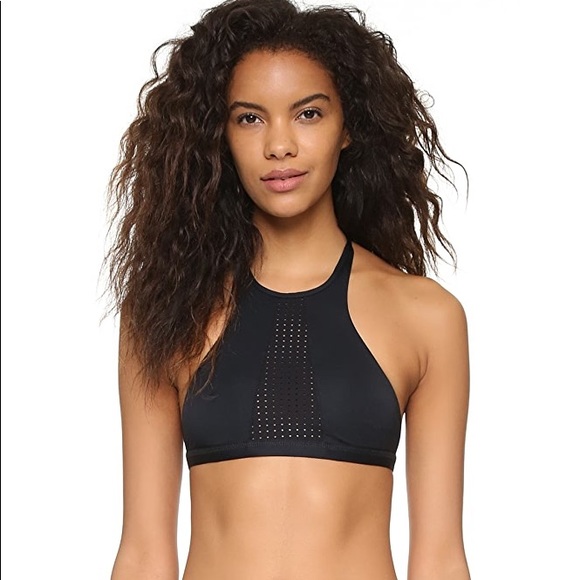 Vitamin A Celine High Neck Swim Top